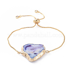 Brass Bolo Bracelets&nbsp;BJEW-JB04566-M