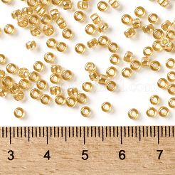 TOHOラウンドシードビーズ  日本製シードビーズ  （透明な光沢ライト琥珀色103)個  8/0  3mm  穴：1mm  約222個/10g&nbsp;X-SEED-TR08-0103