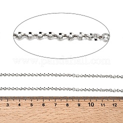 304 Stainless Steel Rolo Chains&nbsp;CHS-K026-01A-P