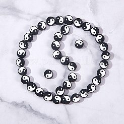 2 Strands 2 Colors Handmade Polymer Clay Beads Strand&nbsp;CLAY-SZ0001-16