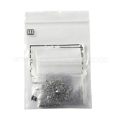 4Pcs 304 Stainless Steel Cable Chain Necklace Making&nbsp;STAS-FS0001-81P