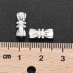 真鍮製ネジ式クラスプ  銀  12x5mm&nbsp;KK-C2965-S