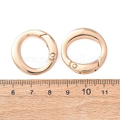 Alloy Spring Ring Clasps&nbsp;AL-B004-01KCG-A