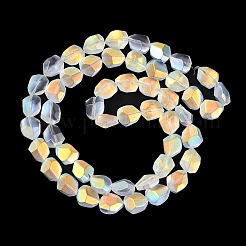 Electroplate Glass Beads Strands&nbsp;EGLA-C009-01A-AB02