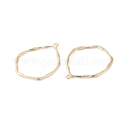 Brass Open Back Bezel&nbsp;KK-O144-03G