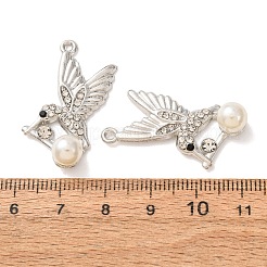 Alloy Rhinestone Pendants&nbsp;RB-CBAA987-08P