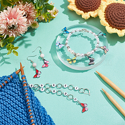 Knitting Row Counter Chains & Locking Stitch Markers Kits&nbsp;HJEW-AB00532