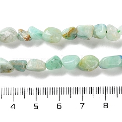 天然クリソコラとラピスラズリビーズ連売り  ナゲット  タンブルストーン  4.5~11.5x3~7x3.5~6mm  穴：1~1.2mm  約48~68個/連  15.35~15.94''（39~40.5センチメートル）&nbsp;LS-G-P497-01C-23