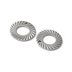 ステンレスペンダント201個  リング  ステンレス鋼色  13x0.5mm  穴：1.2mm&nbsp;STAS-I330-001P