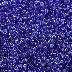 MIYUKIデリカビーズ  シリンダー  日本製シードビーズ  11/0  （db0285)ブルーライニングアクア  1.3x1.6mm  穴：0.8mm  約2000PCS /ボトル  10 G /ボトル&nbsp;SEED-JP0008-DB0285