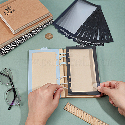 12Pcs PVC Tab Binder Dividers for Binders&nbsp;AJEW-BC0010-06D
