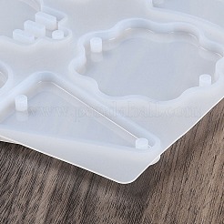 Geometric Tag Bag Keychain Silicone Mold&nbsp;LS-SIMO-S001-05G