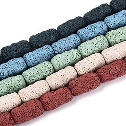 Natural Lava Rock Beads Strands&nbsp;G-N257-14A-01