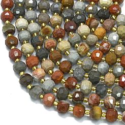 Natural Ocean Jasper Beads Strands&nbsp;G-K389-E70-01