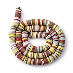 Handmade Polymer Clay Beads Strands&nbsp;CLAY-R089-8mm-T025
