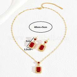 Brass Micro Pave Cubic Zirconia Jewelry Sets for Women&nbsp;CT9369-1