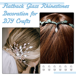 120Pcs Horse Eye Sew on Rhinestone&nbsp;RGLA-DC0001-07B