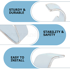 20Pcs Steel Bracket Hooks&nbsp;FIND-CP0004-18B