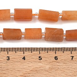 Natural Red Aventurine Beads Strands&nbsp;GG-CBA6A1F-A01-8X12MM
