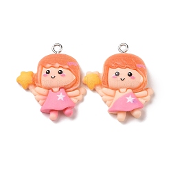 Opaque Resin Pendants&nbsp;RESI-G032-H03