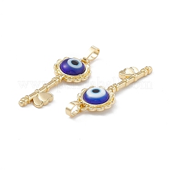 Handmade Evil Eye Lampwork Pendants&nbsp;LAMP-G157-03G-05