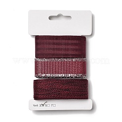 9 Yards 3 Styles Polyester Ribbon&nbsp;SRIB-A014-A11