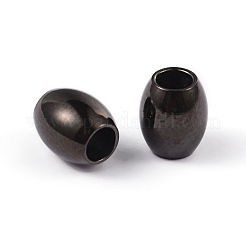 Barrel Ion Plating(IP) 304 Stainless Steel Spacer Beads&nbsp;STAS-L176-03B