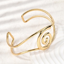 304 Stainless Steel Cuff Bangles for Women&nbsp;BJEW-P387-03G