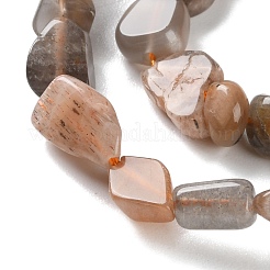 Natural Black Sunstone Beads Strands&nbsp;G-P497-01C-16