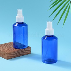 150mlの詰め替え可能なペットプラスチックスプレーボトル  液体用の空のポンプボトル  ブルー  5.3x13.5cm  容量：150ml（5.07液量オンス）&nbsp;TOOL-Q024-02D-02