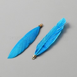 Feather Big Pendants&nbsp;FIND-WH0143-94M