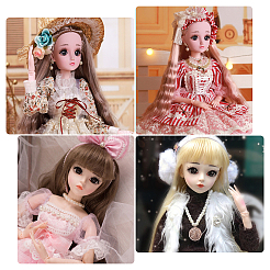 20個 10スタイル プラスチック人形用クラフトアイ  DIY ソーイングクラフト人形ぬいぐるみ  オーバル  ミックスカラー  2個/スタイル&nbsp;DIY-CA0002-30