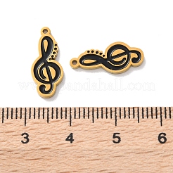 Ion Plating(IP) 304 Stainless Steel Enamel Pendants&nbsp;STAS-M102-42A-G