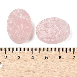 天然石ローズクォーツカボション  オーバル  24.5~25x18~18.5x8.5~10.5mm&nbsp;G-K338-38B-02