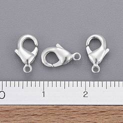 シルバーカラーメッキブラスカニカン  オウムトリガークラスプ  10x5x3mm  穴：1mm&nbsp;X-KK-901-S