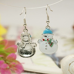 Fashion Earrings for Christmas&nbsp;EJEW-JE00393-02