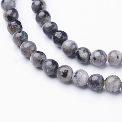 天然ラルビカイトビーズ連売り  ラウンド  3.5mm  穴：0.6mm  約108個/連  14.96''（38センチメートル）&nbsp;GSR3mmC128