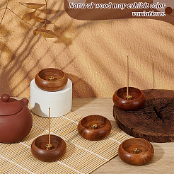 12Pcs Wood Incense Burner Holder&nbsp;AJEW-WA0001-30