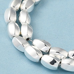 Electroplated Synthetic Magnetic Hematite Beads Strands&nbsp;G-Q1009-G02-01S