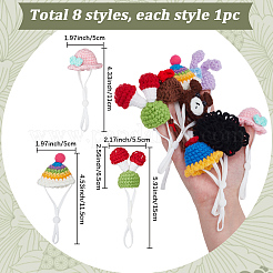 8Pcs 8 Styles Polyester Doll Hat&nbsp;DIY-SC0033-54A