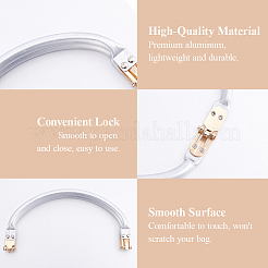 2Pcs 2 Styles Aluminum Purse Handle Frames&nbsp;FIND-BBC0005-29