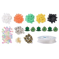 DIY Saint Patrick's Day Polymer Clay Beads Bracelet Making kit&nbsp;DIY-TZ0001-11