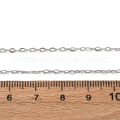 1.5mm 304 ステンレス ケーブル チェーン ネックレス  変色しない  ステンレス鋼色  16.54インチ（42cm）&nbsp;NJEW-T016-29P
