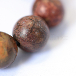 Natural Picasso Stone/Picasso Jasper Beads Strands&nbsp;X-G-E334-8mm-10