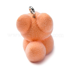 Flocky Animal Resin Pendants&nbsp;FIND-S001-06J
