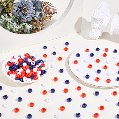 750Pcs 3 Colors Opaque Plastic Beads&nbsp;KY-PA0001-20