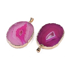 Natural Agate Big Pendants&nbsp;KK-F868-29G-03