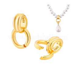 2Pcs 925 Sterling Silver Twister Clasps&nbsp;FIND-PH0026-17B-G