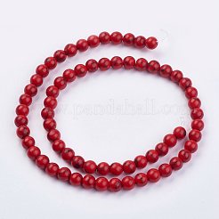 Imitation Synthetic Turquoise Bead Strands&nbsp;G-F434-6mm-01
