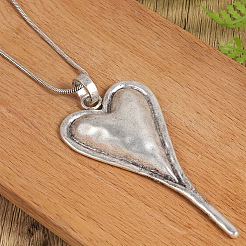 Bohemian Style Heart Alloy Pendant Necklaces for Women&nbsp;FS-WG80BF4-01